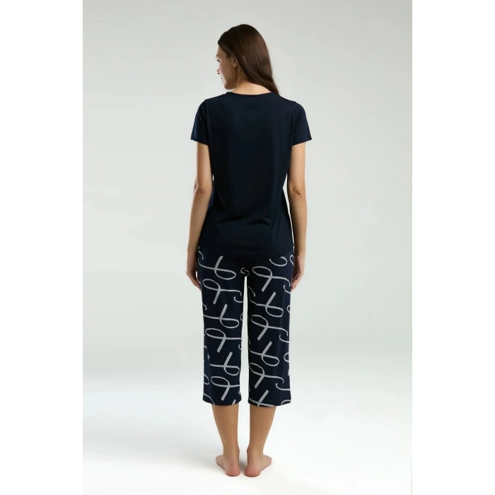 ARNETTA KADIN KAPRİ TAKIM - LACİVERT