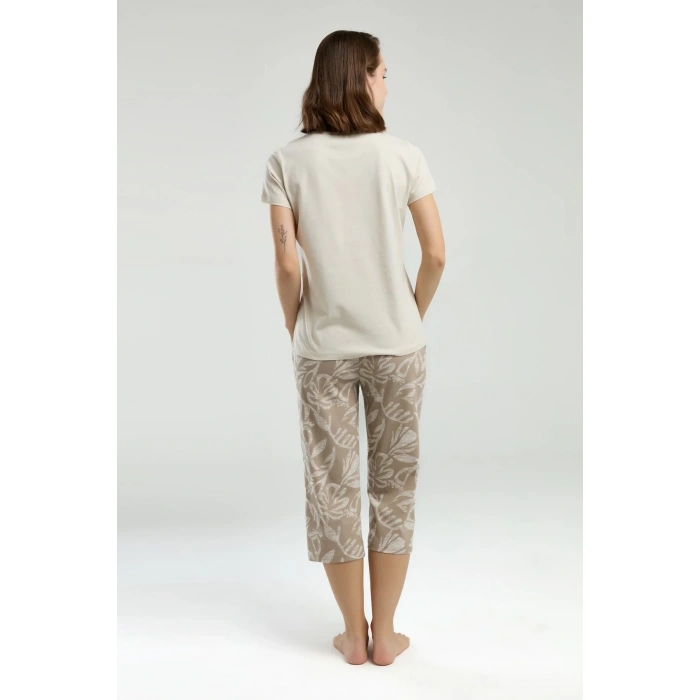 Arnetta Kadın Krem Kapri Takım