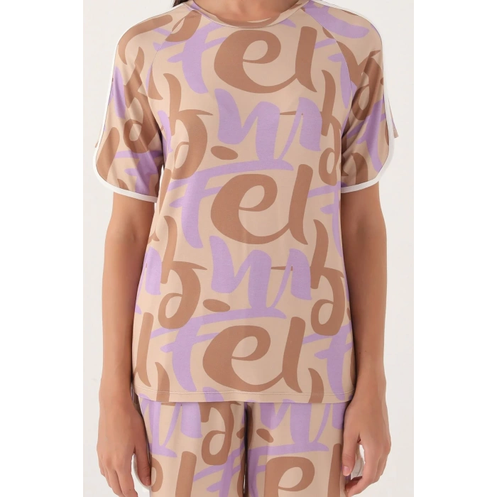 ARNETTA KADIN ŞORT TAKIM - AÇIK KAHVE