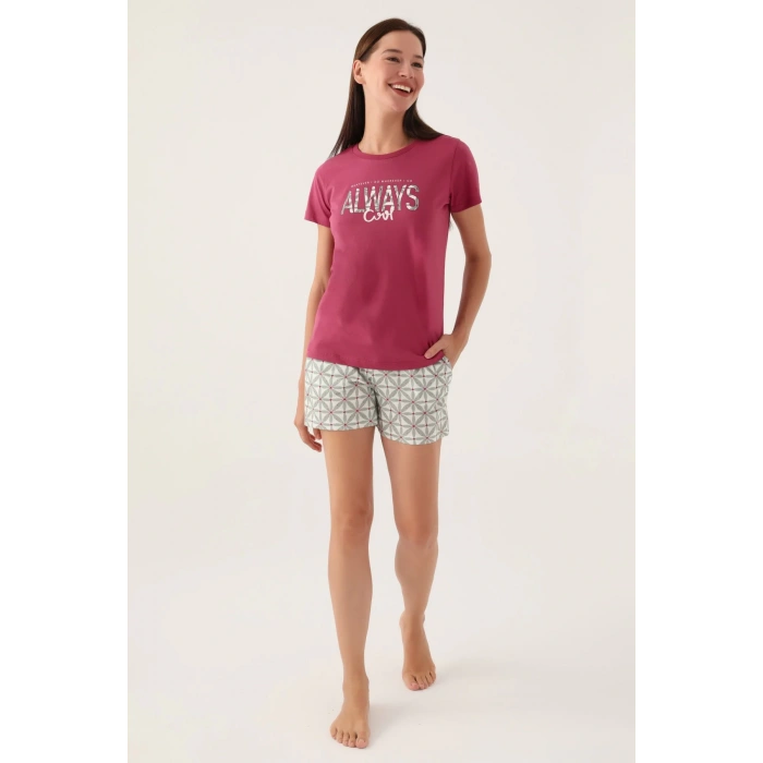 ARNETTA KADIN ŞORT TAKIM - MÜRDÜM