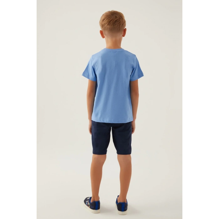 AVENGERS ERKEK ÇOCUK BERMUDA TAKIM - İNDİGO