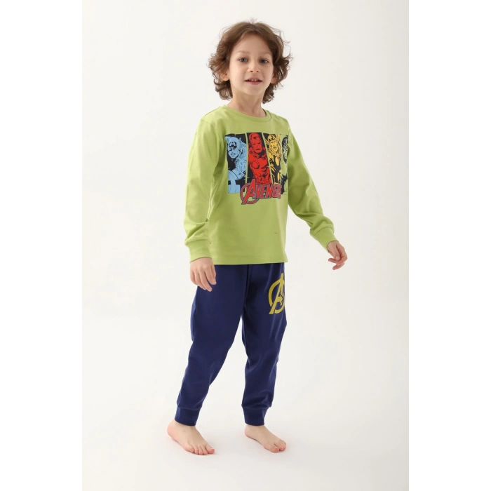 AVENGERS ERKEK ÇOCUK İKİLİ TAKIM - FISTIK YEŞİLİ