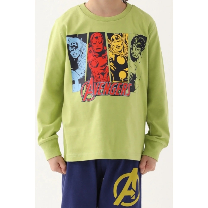 AVENGERS ERKEK ÇOCUK İKİLİ TAKIM - FISTIK YEŞİLİ