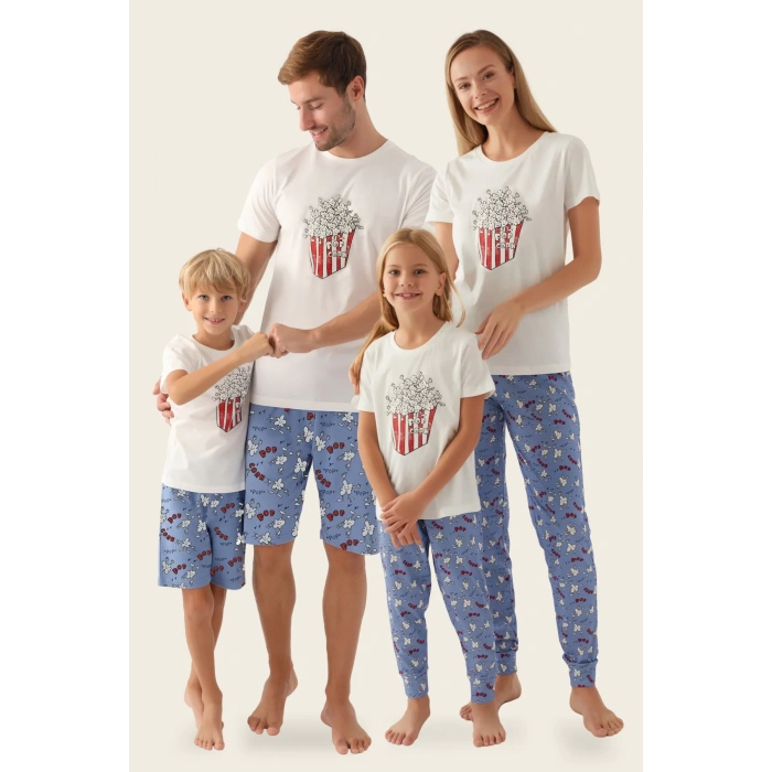 BABA OĞUL BERMUDA TAKIM - KREM