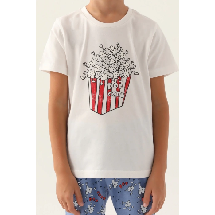 BABA OĞUL BERMUDA TAKIM - KREM