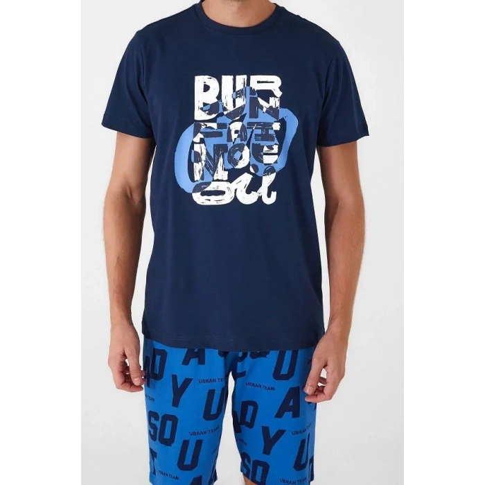 BABA OĞUL BERMUDA TAKIM - LACİVERT