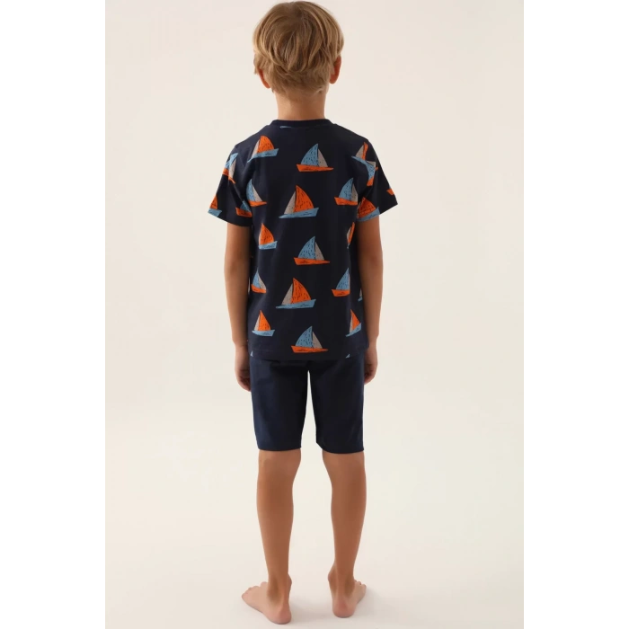 BABA OĞUL BERMUDA TAKIM - LACİVERT