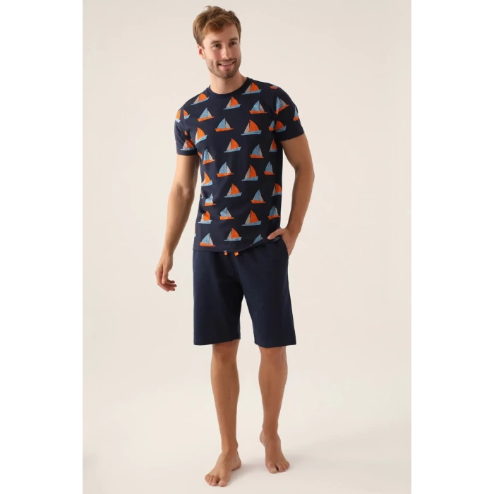 BABA OĞUL BERMUDA TAKIM - LACİVERT