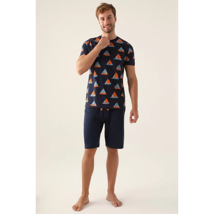 BABA OĞUL BERMUDA TAKIM - LACİVERT