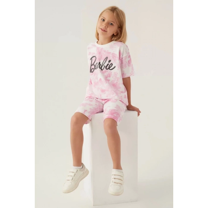 BARBIE KIZ GARSON BERMUDA TAKIM - LAVANTA