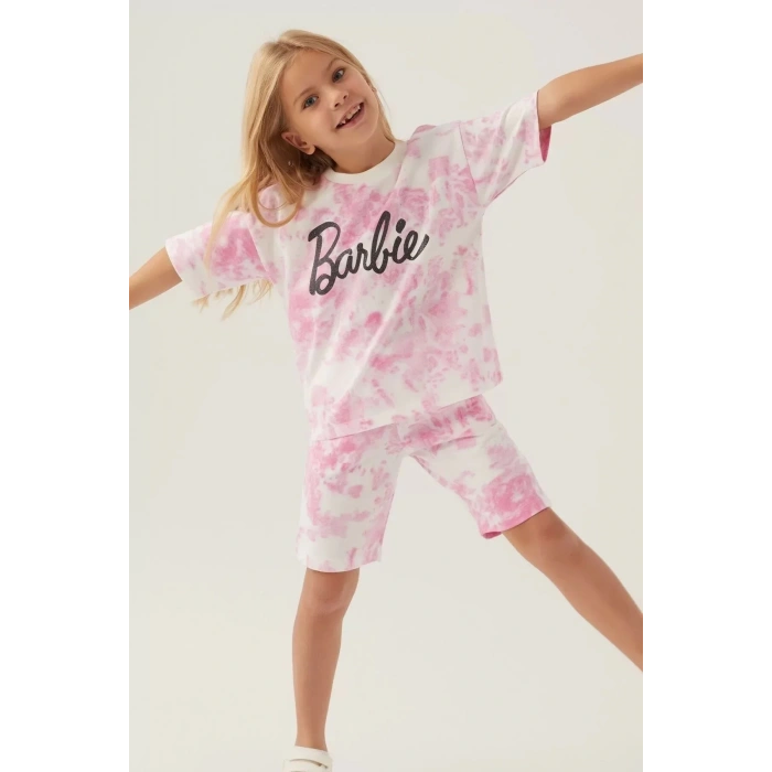 BARBIE KIZ GARSON BERMUDA TAKIM - LAVANTA