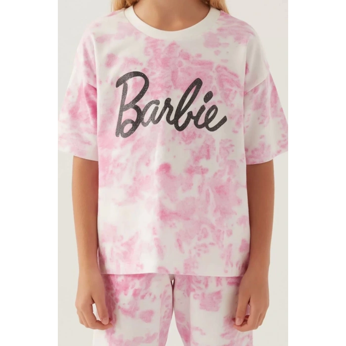 BARBIE KIZ GARSON BERMUDA TAKIM - LAVANTA