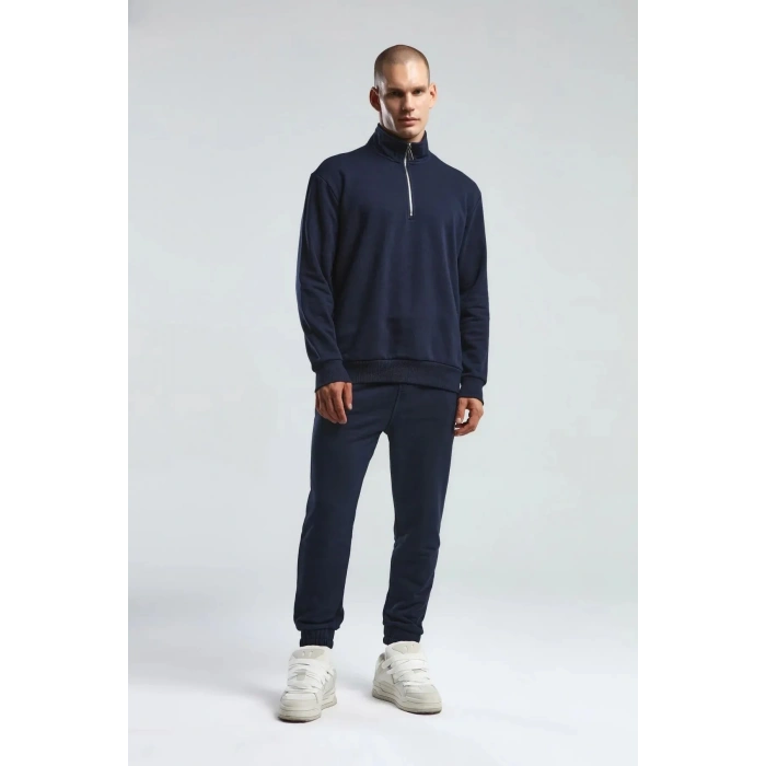 Benmanaj Erkek Antrasit Sweatshirt - LACİVERT