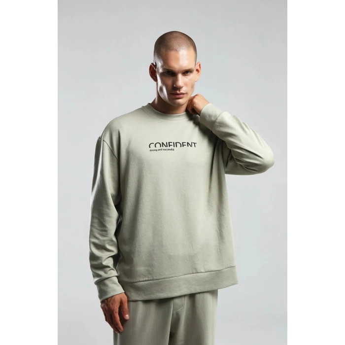 Benmanaj Erkek Haki Sweatshirt - HAKİ