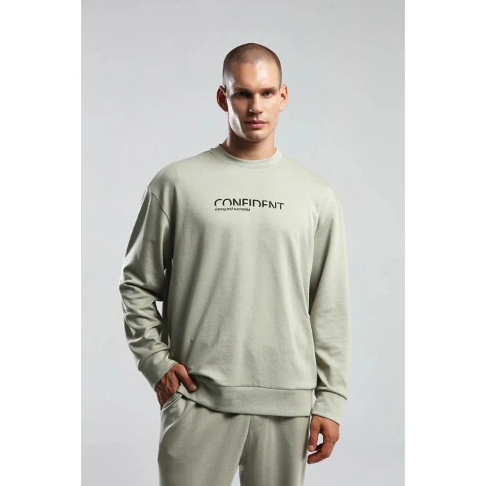 Benmanaj Erkek Haki Sweatshirt - HAKİ