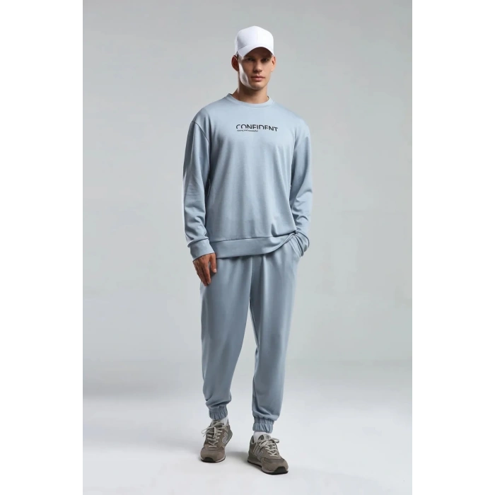 Benmanaj Erkek Haki Sweatshirt - MAVİ