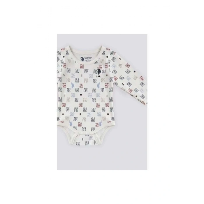 ERKEK BEBEK 2 Lİ UZUN KOLLU BODY SETİ - KREM/KREM