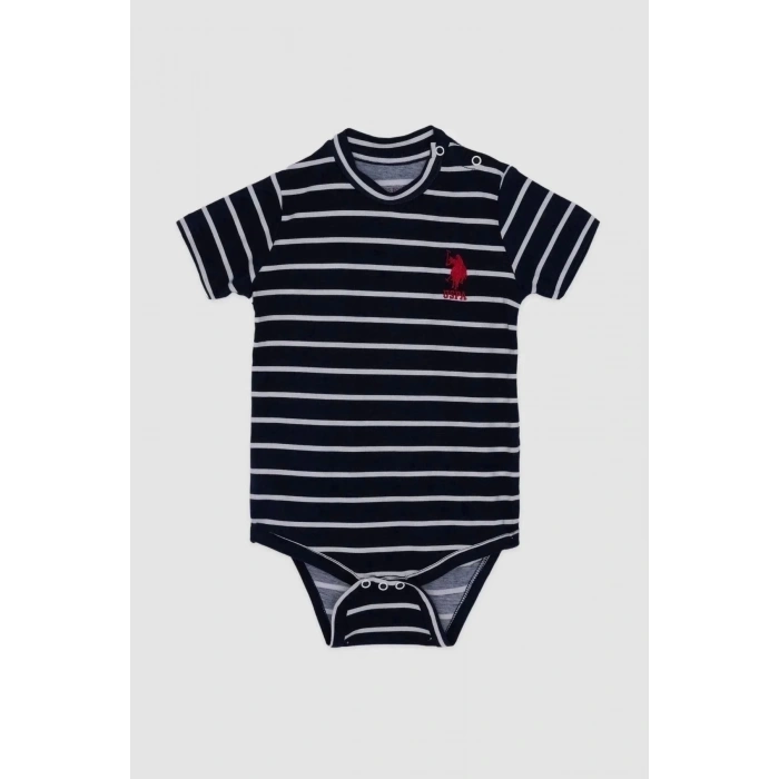 ERKEK BEBEK KISA KOL BODY - LACİVERT