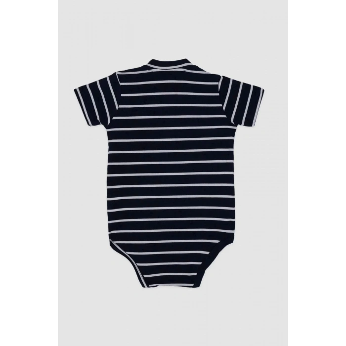 ERKEK BEBEK KISA KOL BODY - LACİVERT