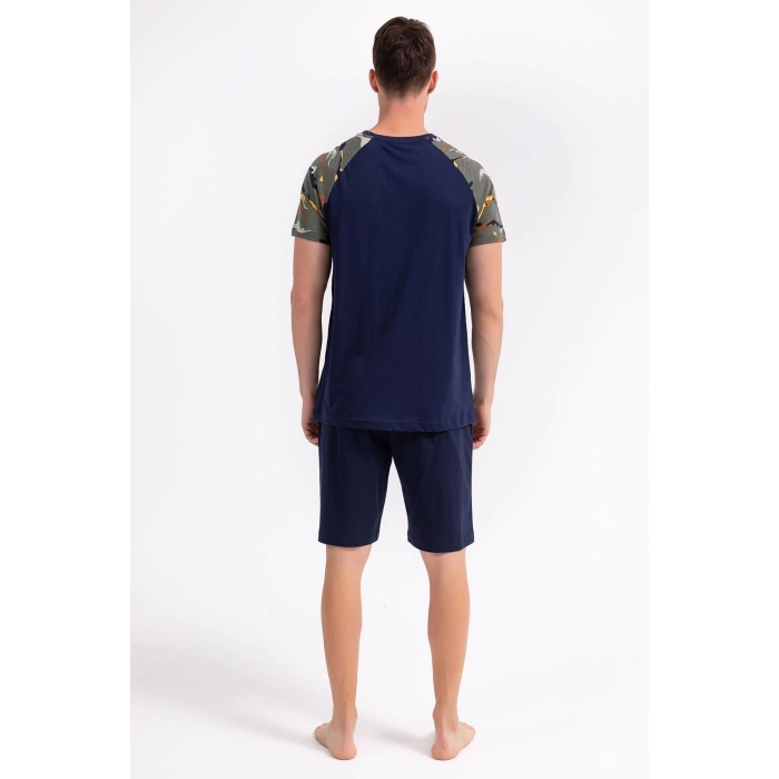 ERKEK BERMUDA TAKIM - LACİVERT