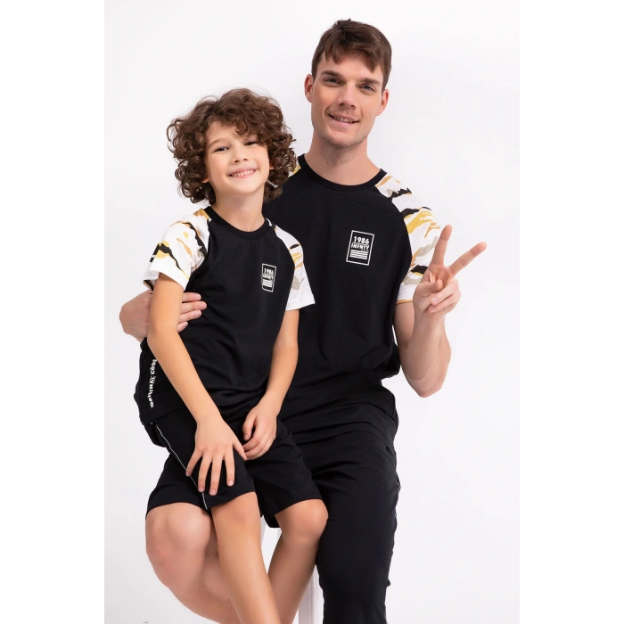 ERKEK BERMUDA TAKIM - SİYAH