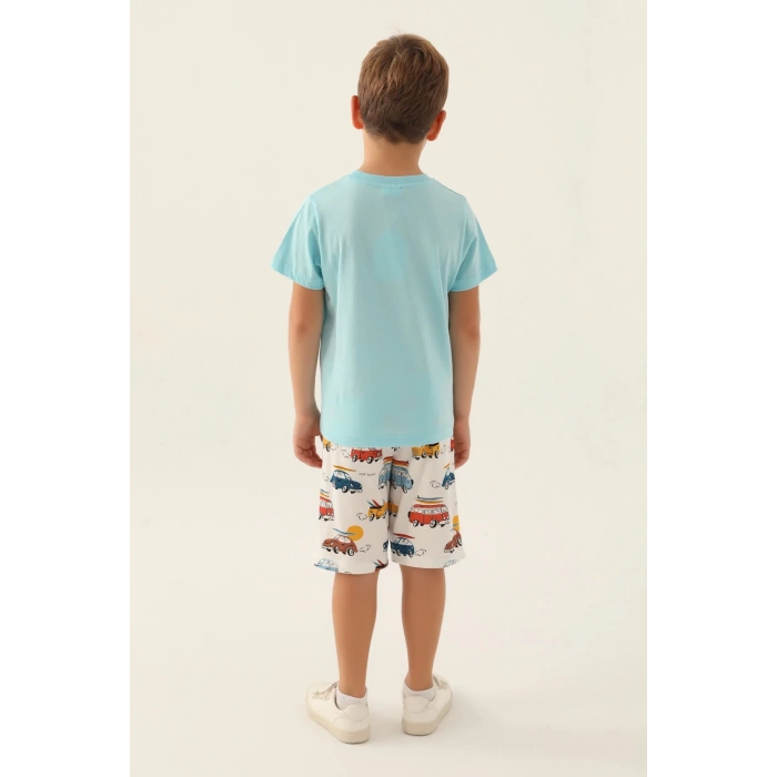ERKEK ÇOCUK BERMUDA TAKIM - AÇIK MAVİ
