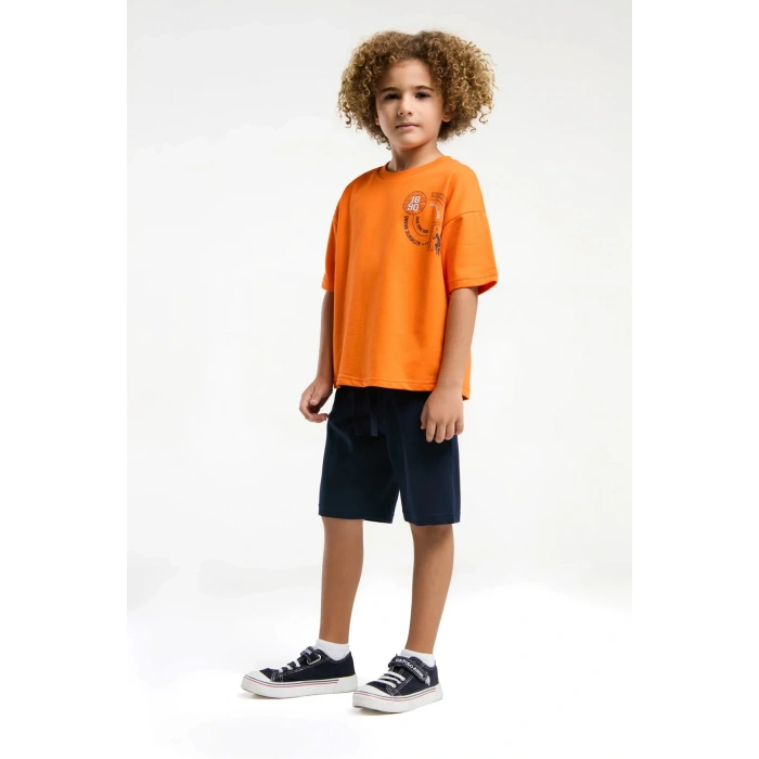 ERKEK ÇOCUK BERMUDA TAKIM - ANTRASİT