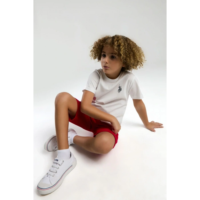 ERKEK ÇOCUK BERMUDA TAKIM - Beyaz