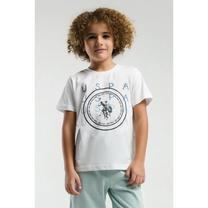 ERKEK ÇOCUK BERMUDA TAKIM - Beyaz