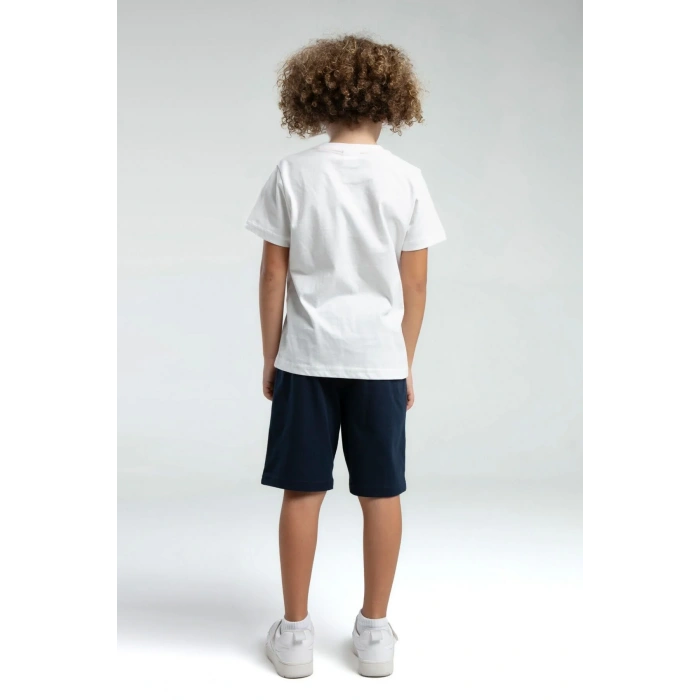 ERKEK ÇOCUK BERMUDA TAKIM - Beyaz