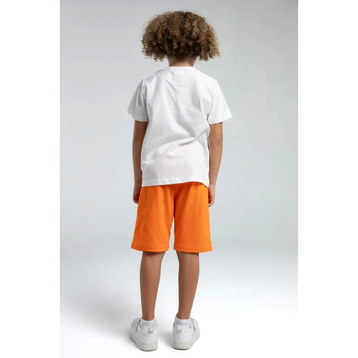 ERKEK ÇOCUK BERMUDA TAKIM - Beyaz