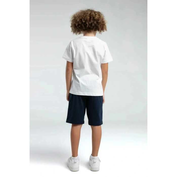 ERKEK ÇOCUK BERMUDA TAKIM - Beyaz