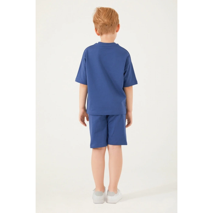 ERKEK ÇOCUK BERMUDA TAKIM - GECE MAVİSİ
