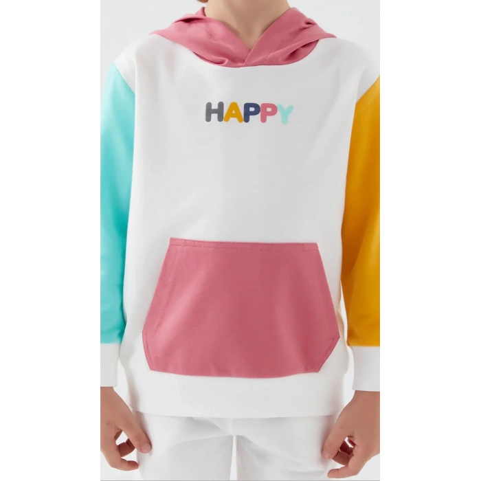 ERKEK ÇOCUK BERMUDA TAKIM - KREM