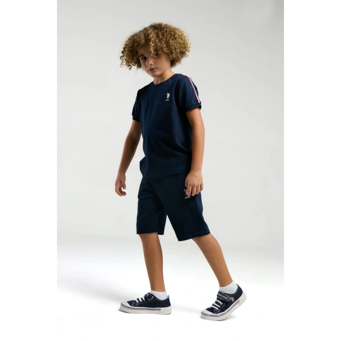ERKEK ÇOCUK BERMUDA TAKIM - LACİVERT