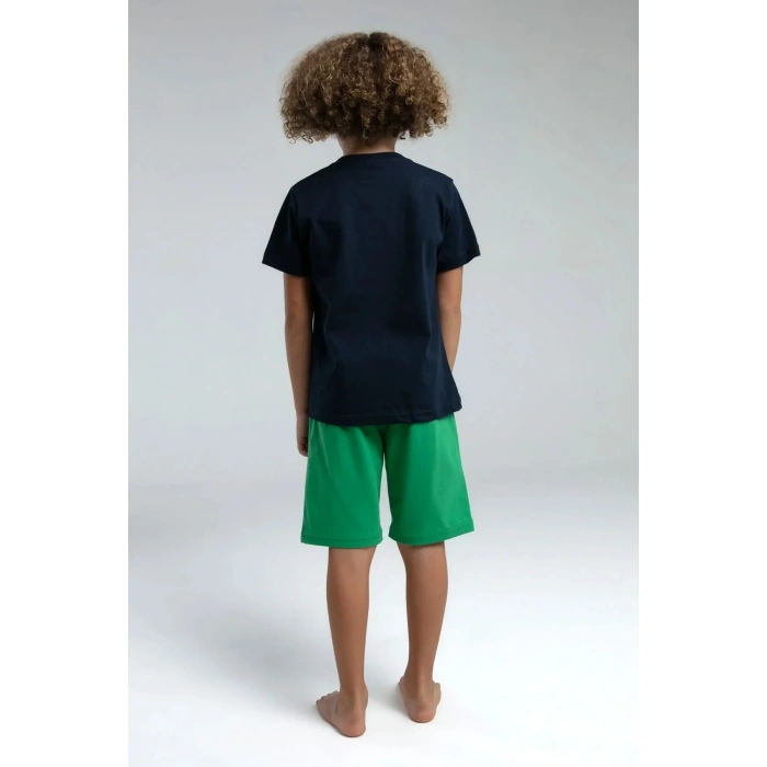 ERKEK ÇOCUK BERMUDA TAKIM - LACİVERT