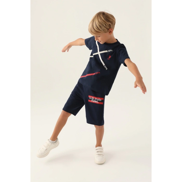 ERKEK ÇOCUK BERMUDA TAKIM - LACİVERT