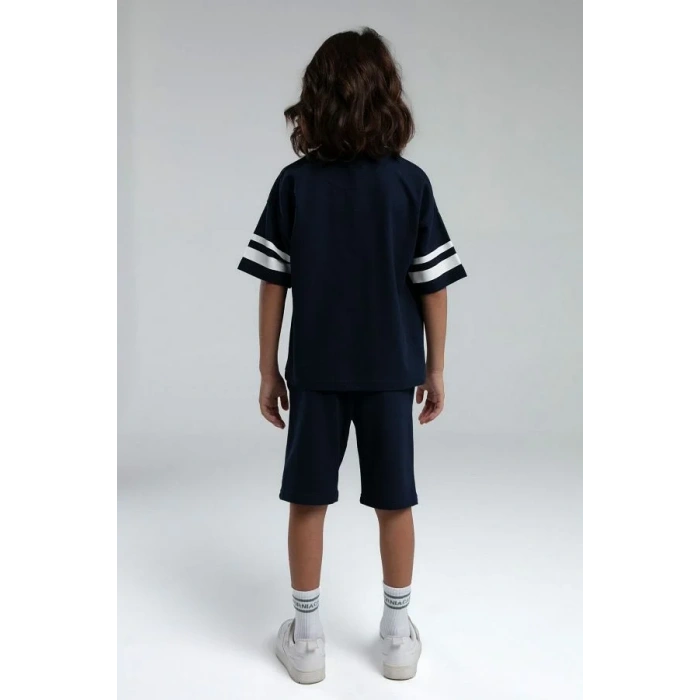 ERKEK ÇOCUK BERMUDA TAKIM - LACİVERT