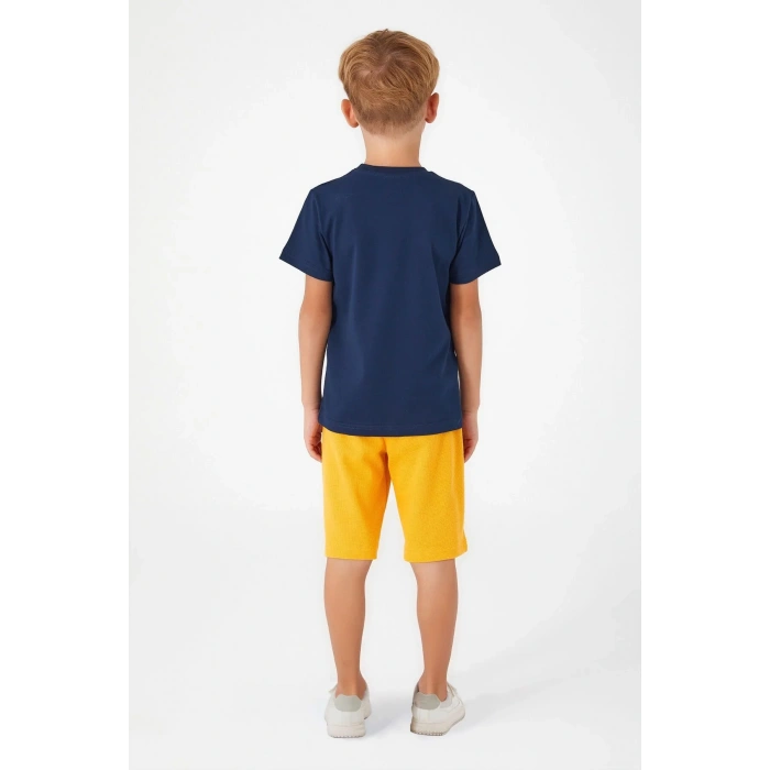ERKEK ÇOCUK BERMUDA TAKIM - LACİVERT