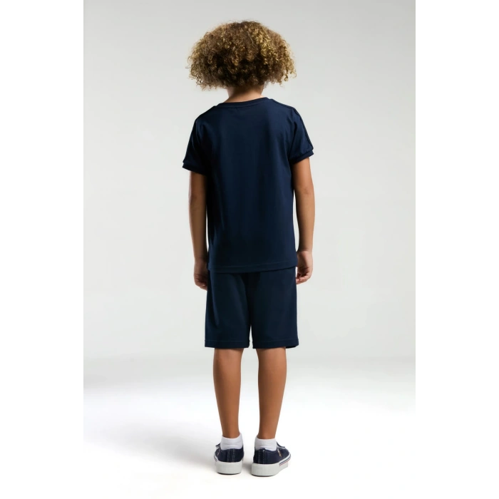 ERKEK ÇOCUK BERMUDA TAKIM - LACİVERT