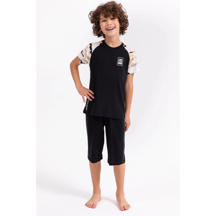 ERKEK ÇOCUK BERMUDA TAKIM - SİYAH