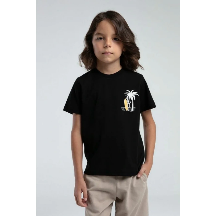 ERKEK ÇOCUK BERMUDA TAKIM - siyah