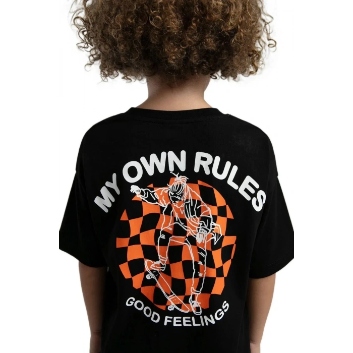 ERKEK ÇOCUK BERMUDA TAKIM - siyah