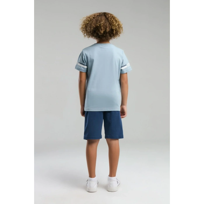 ERKEK ÇOCUK BERMUDA TAKIM - SOFT YEŞİL