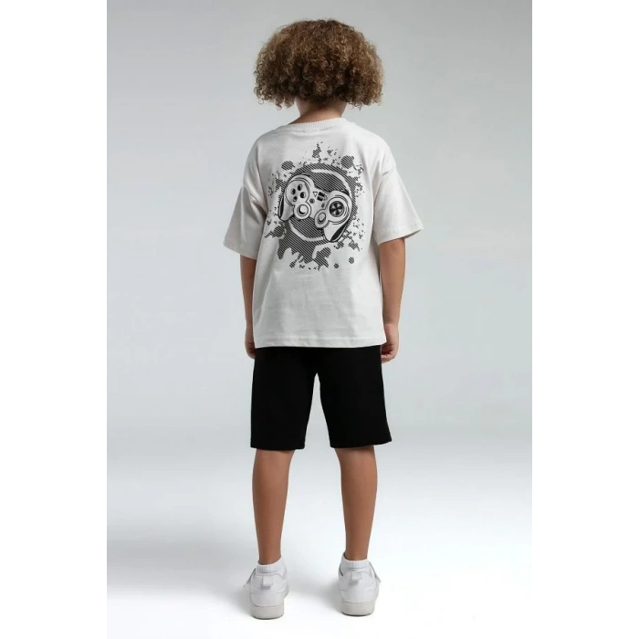 ERKEK ÇOCUK BERMUDA TAKIM - TAŞ