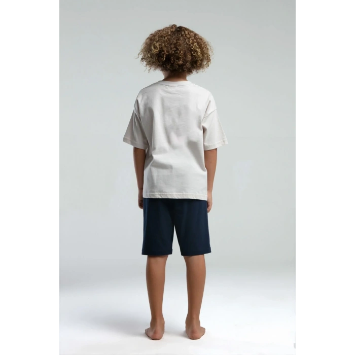 ERKEK ÇOCUK BERMUDA TAKIM - TAŞ
