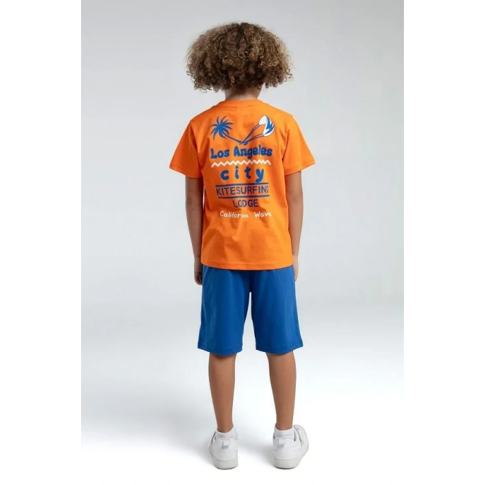 ERKEK ÇOCUK BERMUDA TAKIM - TURUNCU