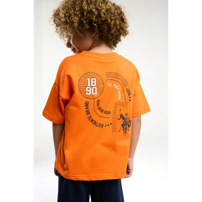 ERKEK ÇOCUK BERMUDA TAKIM - TURUNCU