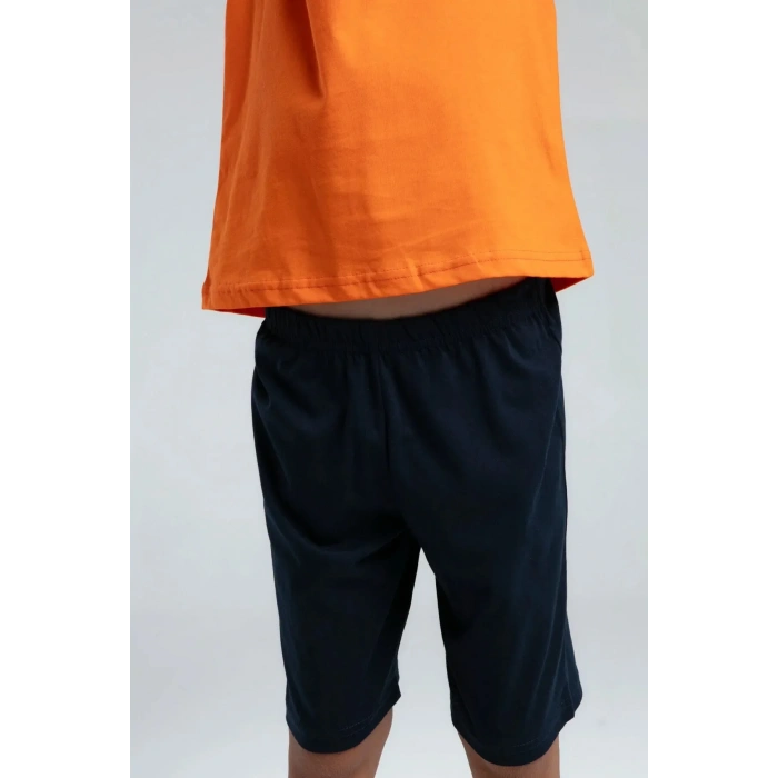 ERKEK ÇOCUK BERMUDA TAKIM - TURUNCU