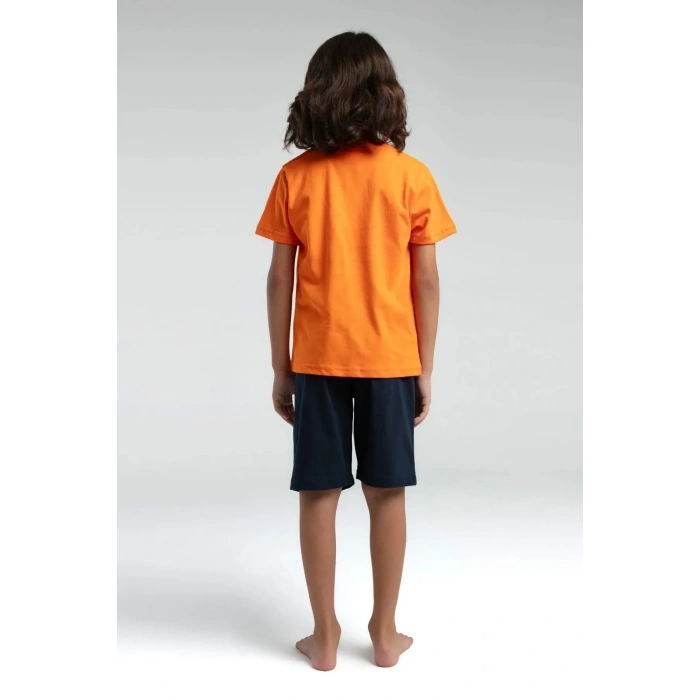 ERKEK ÇOCUK BERMUDA TAKIM - TURUNCU